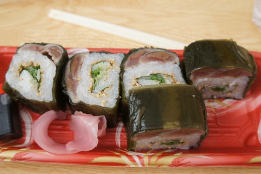 秋刀魚ロール寿司